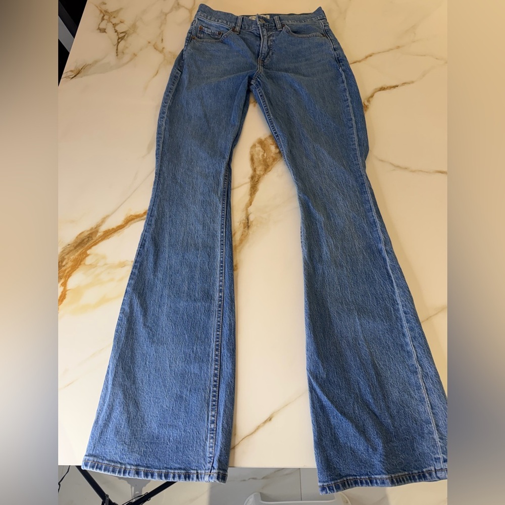 Abercrombie & Fitch Light Blue Flare Jeans
